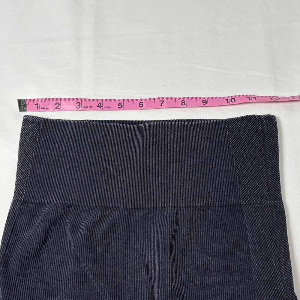 Black corded biker shorts - Picture 5 of 5